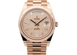 Rolex Day-Date 40 228235 (2022) - Gold dial 40 mm Rose Gold case