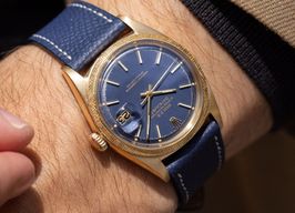 Rolex Datejust 1611 (1970) - Blauw wijzerplaat 36mm Geelgoud