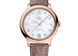 Omega De Ville 434.53.34.20.55.001 (2025) - Wit wijzerplaat 34mm Roségoud