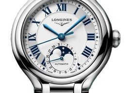 Longines PrimaLuna L8.126.4.71.2 (2026) - Zilver wijzerplaat 34mm Staal