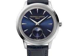 Frederique Constant Classics Moonphase FC-206N3S6 (2025) - Blauw wijzerplaat 37mm Staal