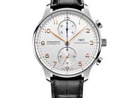 IWC Portuguese Chronograph IW371604 (2025) - Silver dial 41 mm Steel case