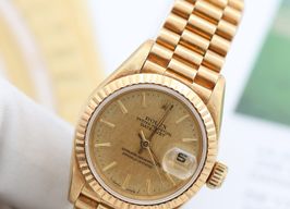 Rolex Lady-Datejust 69178 (Unknown (random serial)) - Champagne dial 26 mm Yellow Gold case