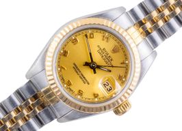 Rolex Lady-Datejust 69173 (1990) - Champagne dial 26 mm Gold/Steel case