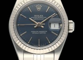 Rolex Lady-Datejust 69174 (1992) - Blue dial 26 mm Steel case