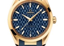 Omega Seamaster Aqua Terra 522.53.38.20.03.001 (2026) - Blauw wijzerplaat 38mm Geelgoud