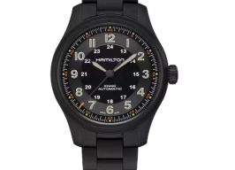 Hamilton Khaki Field H70665130 (2025) - Black dial 42 mm Titanium case