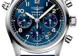 Longines Spirit L3.820.4.93.0 (2026) - Blauw wijzerplaat 42mm Staal
