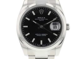 Rolex Oyster Perpetual Date 115200 (2012) - Black dial 34 mm Steel case