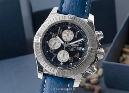 Breitling Super Avenger A1337011 (Onbekend (willekeurig serienummer)) - Blauw wijzerplaat 48mm Staal