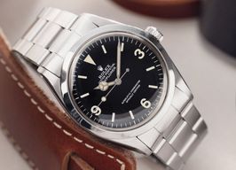 Rolex Explorer 1016 (1984) - Zwart wijzerplaat 36mm Staal