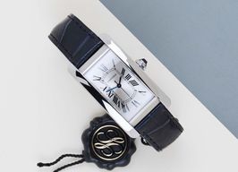 Cartier Tank Américaine WSTA0017 (2019) - Wit wijzerplaat 42mm Staal