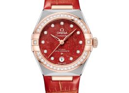 Omega Constellation 131.28.29.20.99.002 (2025) - Red dial 29 mm Steel case