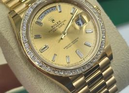 Rolex Day-Date 228398TBR (2022) - Champagne dial 48 mm Yellow Gold case