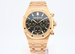 Audemars Piguet Royal Oak Chronograph 26240OR.OO.1320OR.04 (2022) - Groen wijzerplaat 41mm Roségoud