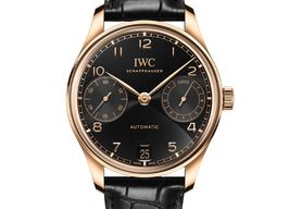 IWC Portuguese Automatic IW501707 (2024) - Zwart wijzerplaat 42mm Roségoud