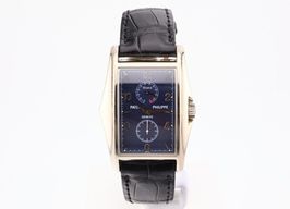 Patek Philippe Gondolo 5100G-001 (2000) - Blue dial 30 mm White Gold case