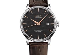 Mido Baroncelli M027.408.16.061.00 (2026) - Grey dial 40 mm Steel case