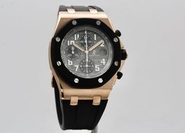 Audemars Piguet Royal Oak Offshore Chronograph 25940OK.OO.D002CA.01.A (Onbekend (willekeurig serienummer)) - Grijs wijzerplaat 42mm Roségoud