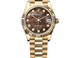 Rolex Datejust 31 278278 (2025) - Zwart wijzerplaat 31mm Geelgoud