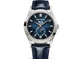 Patek Philippe Annual Calendar 5396G-017 (2025) - Blue dial 39 mm White Gold case