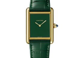 Cartier Tank Louis Cartier WGTA0191 (2025) - Green dial 26 mm Yellow Gold case