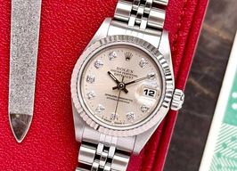 Rolex Lady-Datejust 69174G (1996) - Silver dial 26 mm Steel case