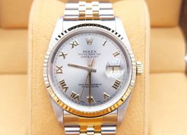 Rolex Datejust 36 16233 (2002) - Grey dial 36 mm Gold/Steel case
