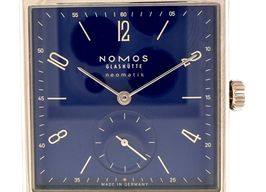 NOMOS Tetra Neomatik 421.S3 (2022) - Blue dial 33 mm Steel case