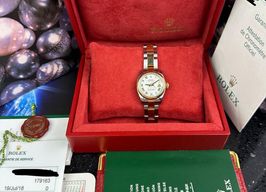 Rolex Lady-Datejust 179163 (2005) - White dial 26 mm Gold/Steel case