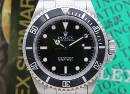 Rolex Submariner No Date 14060 (1993) - Zwart wijzerplaat 40mm Staal