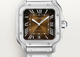 Cartier Santos WSSA0064 (2025) - Brown dial 40 mm Steel case