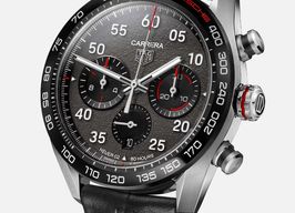 TAG Heuer Carrera Porsche Chronograph Special Edition CBN2A1F.FC6492 (2024) - Zwart wijzerplaat 44mm Staal