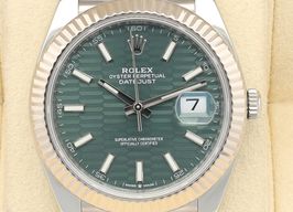 Rolex Datejust 41 126334 (2023) - Groen wijzerplaat 41mm Staal