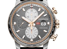 Chopard Mille Miglia 168571-6003 (2023) - Grijs wijzerplaat 44mm Goud/Staal