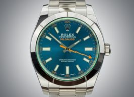 Rolex Milgauss 116400GV (2021) - Blauw wijzerplaat 40mm Staal