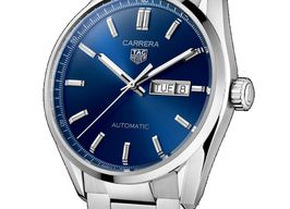 TAG Heuer Carrera Calibre 5 WBN2012.BA0640 (2024) - Blauw wijzerplaat 41mm Staal