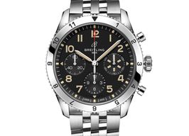 Breitling Classic AVI A233803A1B1A1 (2024) - Zwart wijzerplaat 42mm Staal