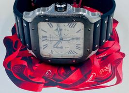 Cartier Santos WSSA0017 (2022) - White dial 43 mm Steel case