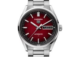 TAG Heuer Carrera WDA2113.BA0043 (2025) - Red dial 41 mm Steel case