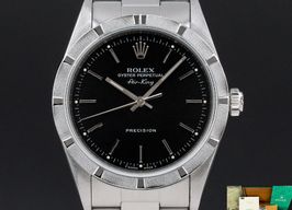 Rolex Air-King 14010 (1994) - Black dial 34 mm Steel case