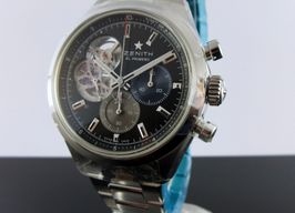 Zenith El Primero Chronomaster 03.3300.3604/21.M3300 (2024) - Zwart wijzerplaat 40mm Staal