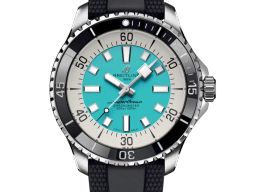 Breitling Superocean 44 A17376211L2S1 (2022) - Turquoise wijzerplaat 44mm Staal