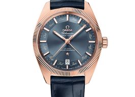 Omega Globemaster 130.53.41.22.03.001 (2025) - Blue dial 41 mm Rose Gold case