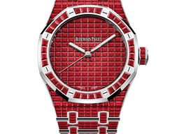 Audemars Piguet Royal Oak Selfwinding 15514BC.RR.1284BC.01 (2025) - Red dial 41 mm White Gold case