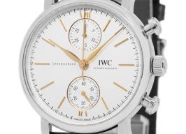 IWC Portofino Chronograph IW391406 (2024) - Zilver wijzerplaat 39mm Staal