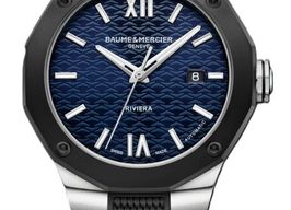 Baume & Mercier Riviera M0A10768 (2026) - Blauw wijzerplaat 42mm Staal