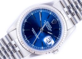 Rolex Datejust 36 16234 (2000) - Blauw wijzerplaat 36mm Staal