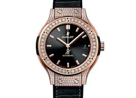 Hublot Classic Fusion 565.OX.1480.LR.1604 (2026) - Black dial 38 mm Rose Gold case