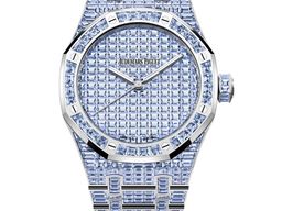 Audemars Piguet Royal Oak Selfwinding 15514BC.TF.1284BC.01 (2025) - Blue dial 41 mm White Gold case